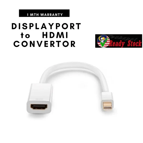 Mini Displayport (male) to HDMI (female) output Converter - Display port Mini DP to HDMI port Adapter|Project|Ext Monito